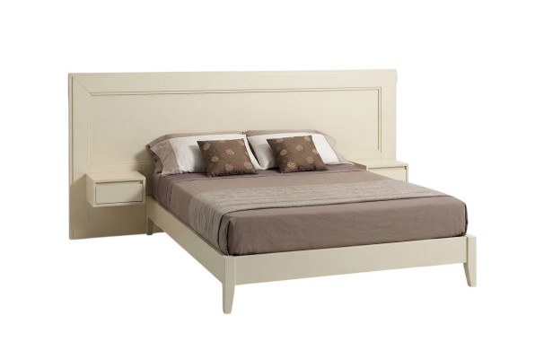Ontwerp Moderne Luxe Meubels 4-delig Set Hotel Inrichting 2x Bedden + Nachtkastje