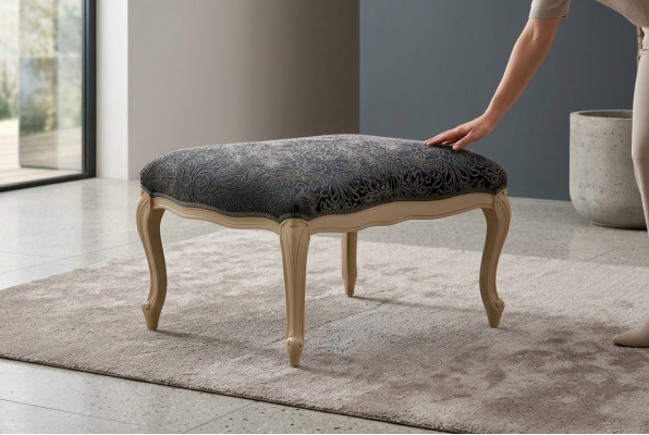 Voetenbankje Kruk Ottomaanse Meubelkruk Bankhocker Sofa Kruk Poef Bank Bekleding