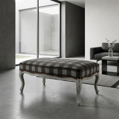 Ottomaans meubelkrukje Ottomaanse voetenbank Kruk Sofa Poef Beklede bijzettafel