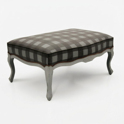 Ottomaans meubelkrukje Ottomaanse voetenbank Kruk Sofa Poef Beklede bijzettafel