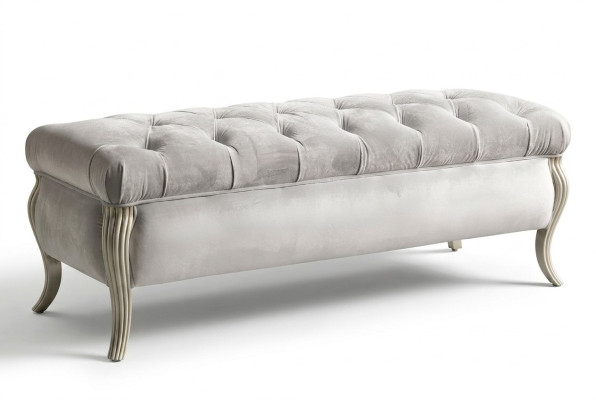 Chesterfield Design Poef Ovaal Poef Voetenbank Meubel gestoffeerde Hocker Zithocker