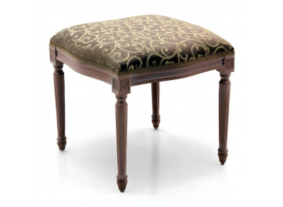 Woonkamer Designer Kruk Hout Textiel Voetenbank Ottoman Zithocker Zitpoef