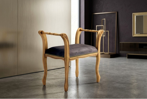 Ottomaanse chaiselongue zitbank fluweelstof 70x39 kruk poef bijzettafelkruk