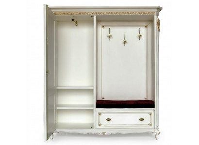 Kledingrek Bovenkleding Kledingkast Gang Spiegel Italiaanse garderobe