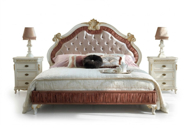 Ontwerp Modern Luxe Bedden Meubelen Nieuw Bed 2x Nachtkastje 3-delig Slaapkamer Set