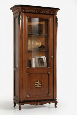 Vitrine 1 Deur Kast Salontafel Kasten Ontwerp Kast Meubels Glas Nieuw