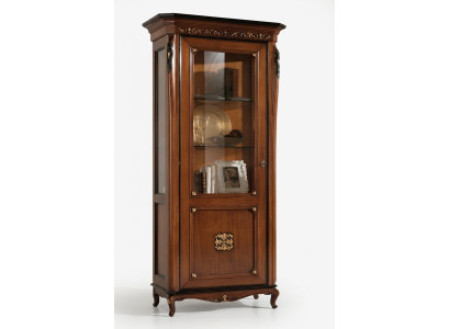 Vitrine 1 Deur Kast Salontafel Kasten Ontwerp Kast Meubels Glas Nieuw