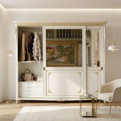 Kasten Dressoir Nieuw Multifunctioneel Design Hout nieuw Klassiek Rek Kledingkast