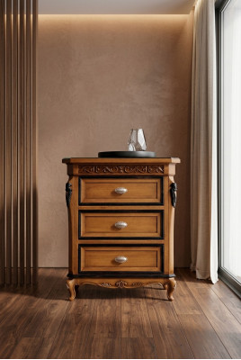 Ontwerp bijzettafel slaapkamertafel nachtkastjes houten nachtkastje nachtconsole