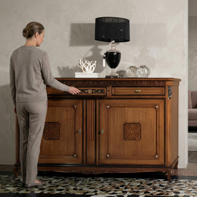 Ontwerp commode kasten ladenrekken rekken hout dressoir kast massief hout