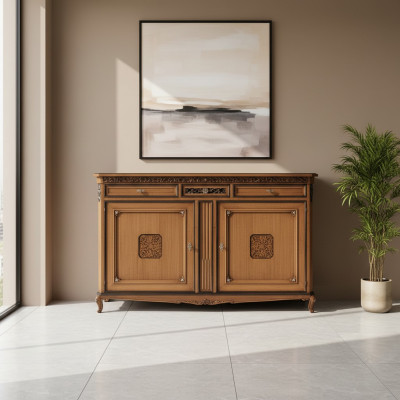 Ontwerp commode kasten ladenrekken rekken hout dressoir kast massief hout