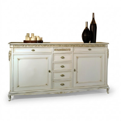 Lage Zijkast Kast Woonkamer Plank Houten Kasten Ontwerp Commode Dressoir