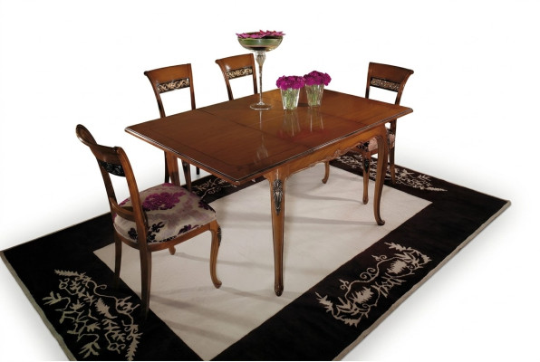 Eettafelmeubilair 110x110cm Tafels Houten kamerontwerp Houten eettafel Tafel Klassiek