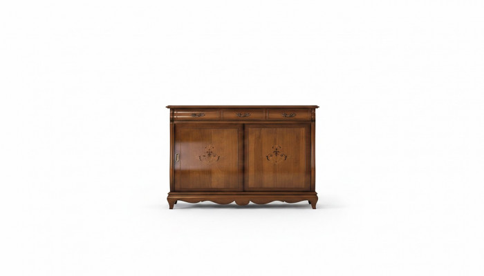 xl Buffet ladekast kast klassiek dressoir console plank hout