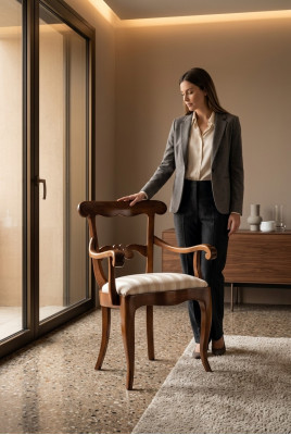 Fauteuil Armleuning Luxe Stoel Stoelen Woonkamer Eetkamer Fauteuil