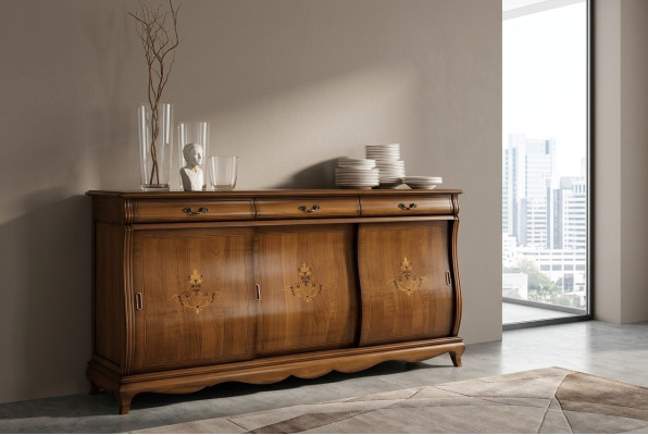 Kasten Bruin Dressoirs Massief Hout Kast Meubels Ladenkast Dressoir Sideboard