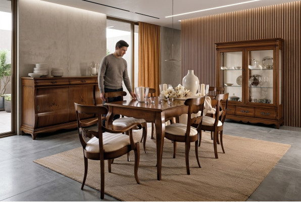 Eetkamer Woonkamer Eettafels Tafels Tafel Meubels Eettafel Natuurhout Retrostijl