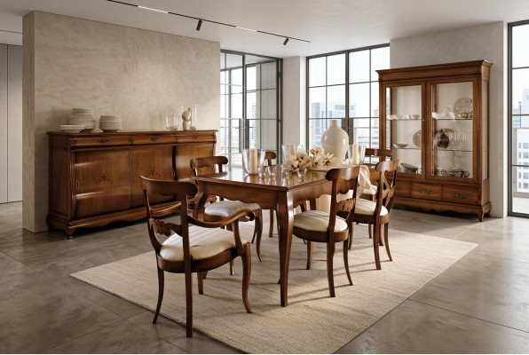 Eetkamer Woonkamer Eettafels Tafels Tafel Meubels Eettafel Natuurhout Retrostijl