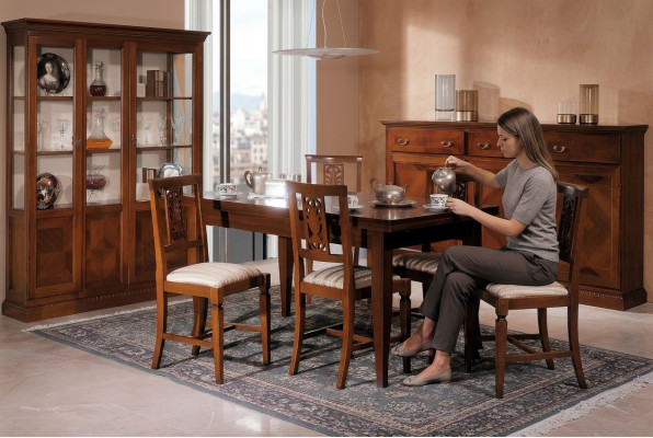 Ontwerpmeubels inrichting tafels massief houten tafel Nieuwe luxe eettafel Italiaans