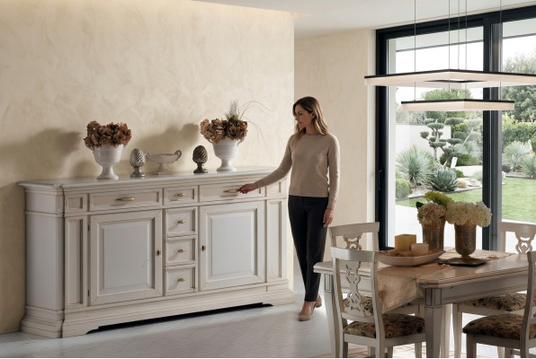 Ladenkast Houten dressoir Kast Kasten Massief Ladenkast Woonkamer