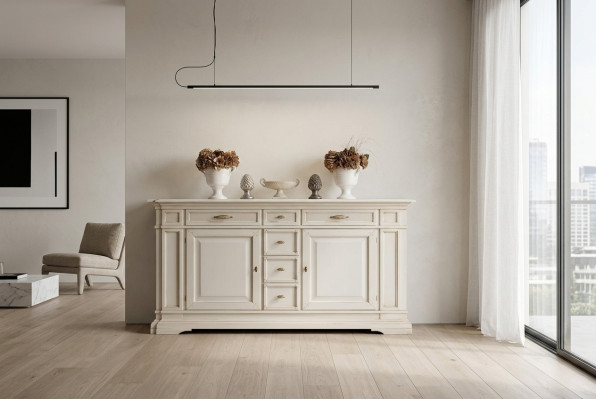 Ladenkast Houten dressoir Kast Kasten Massief Ladenkast Woonkamer