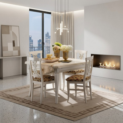 Meubels Inrichting Tafels Massief houten tafel Nieuw Luxe Eettafel Italiaans Design