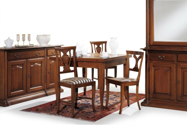 Italiaanse eettafels Tafel hout Tafels Meubels Eettafel Antieke stijl Massief hout