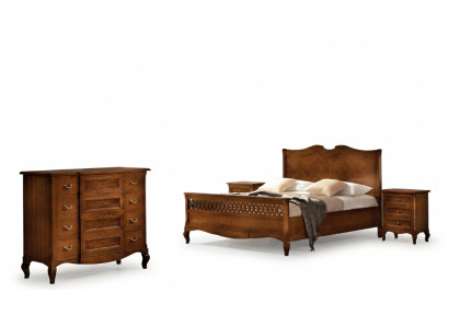 Bed nachtkastje dressoir 4-delige slaapkamer set design klassiek luxe bedden nieuw