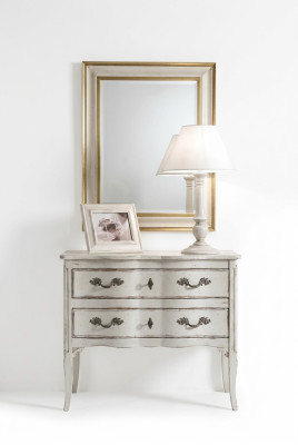 Kast Meubels Kast Woonkamer Wit Dressoir Commode met Spiegel Hout