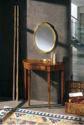 Meubelstijl Art Deco console tafel spiegel hout Italiaanse tafels consoles 2-delig