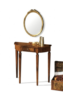 Meubelstijl Art Deco console tafel spiegel hout Italiaanse tafels consoles 2-delig