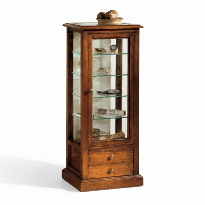 Woonkamer meubels dressoir massief houten vitrines glazen kast echt houten vitrine