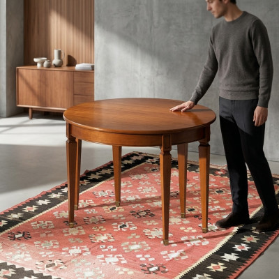 Eettafel Luxe Ronde Tafel Massief Hout Italië Nieuw Eetkamertafels Ronde Meubels