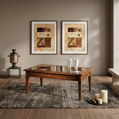 Koffietafel hout Bijzettafel hout Bijzettafel tafel Woonkamer Salontafels