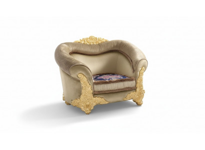 1-zits fauteuil Design Art Deco Stoel Bekleding Club Nieuw Ontspannen Stof Textiel Lounge