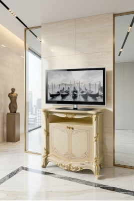 Houten woonkamermeubels Nieuwe woonkamer wandplank TV-kastplank Nieuwe tv-standaard