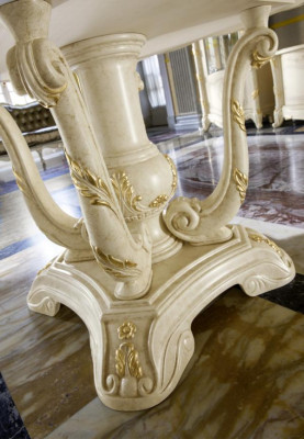 Tafels Ronde Barok Rococo Meubels Ronde Tafels Nieuwe Klassieke Eettafel Tafel Rond