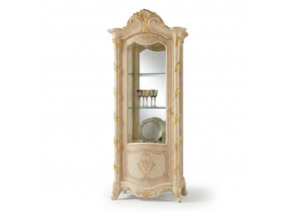 Kasten Dressoir Italiaanse meubels Houten vitrinekast Vitrines Woonkamer