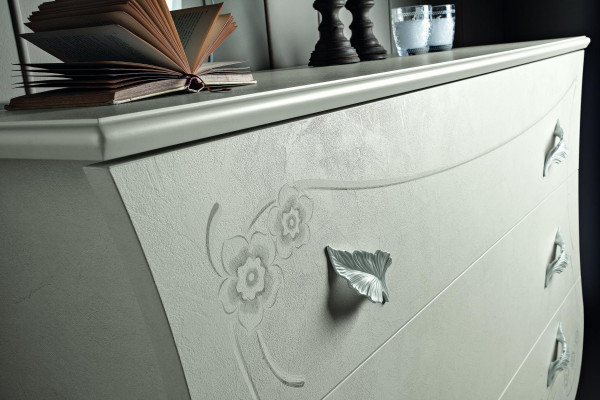 Compleet set bed nachtkastje commode nieuw design slaapkamer 5-dlg. Slaapkamer.
