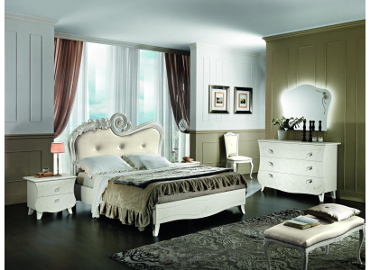 Compleet set bed nachtkastje commode nieuw design slaapkamer 5-dlg. Slaapkamer.