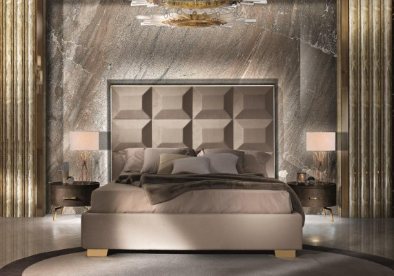Modern Bed Luxe Bedden Chesterfield Meubels Barok Hotel Textiel Slaapkamer