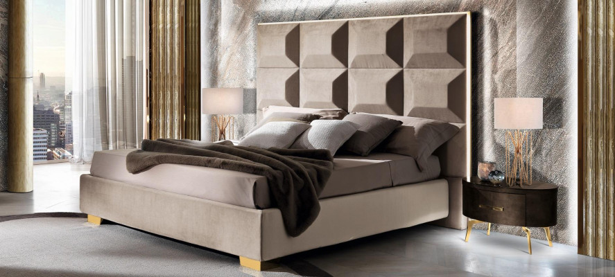 Modern Bed Luxe Bedden Chesterfield Meubels Barok Hotel Textiel Slaapkamer
