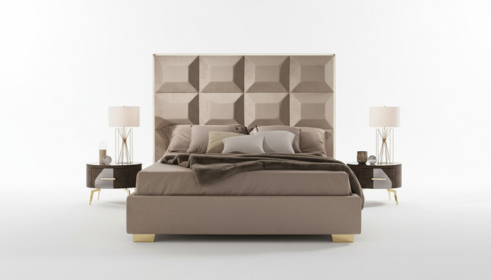 Ontwerp modern luxe slaapkamer nachtkastje bedden bed 3-delige slaapkamer set