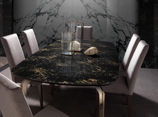 Eettafel Zwart Designer Tafels Modern Design Meubels Luxe Eettafel Keuken