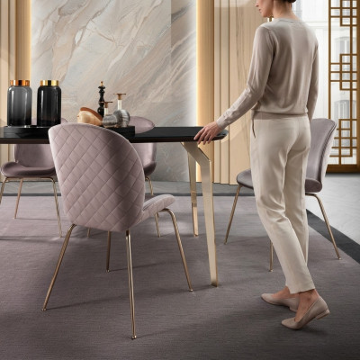 Eetkamerstoelen van hout Luxe fauteuil Stoel Beige Armstoel Woonkamermeubels nieuw
