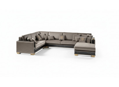 Woonlandschap hoekbank U-vorm bank Zitbank gestoffeerde bank Sofa's Meubels Bank Italië.