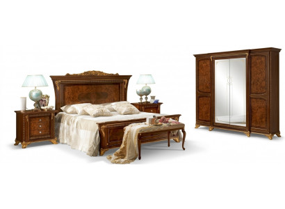 Luxe groep set Nieuw bed 2x nachtkastje 3-delige slaapkamer set