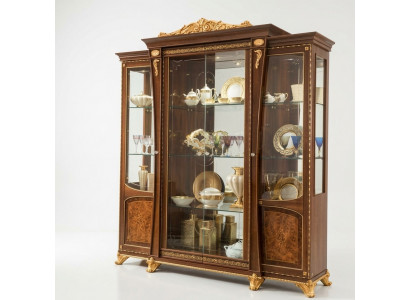 Vitrine Eetkamer dressoir Houten kasten Meubels Woonkamer dressoir Glas Kast