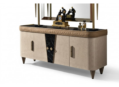 Laden dressoir Sideboard Beige sideboards Massief houten kast meubels laden