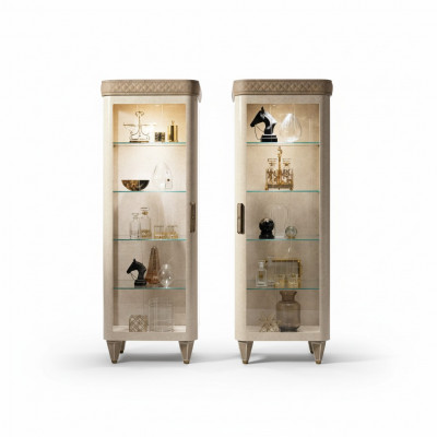 Kastplank Archiefkast Glazen kast Moderne kast Luxe vitrine Houten meubels